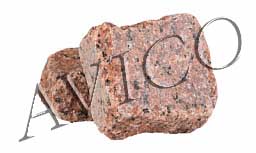 Бруківка гранітна колота галтована Лезнікі 10х10х5 см